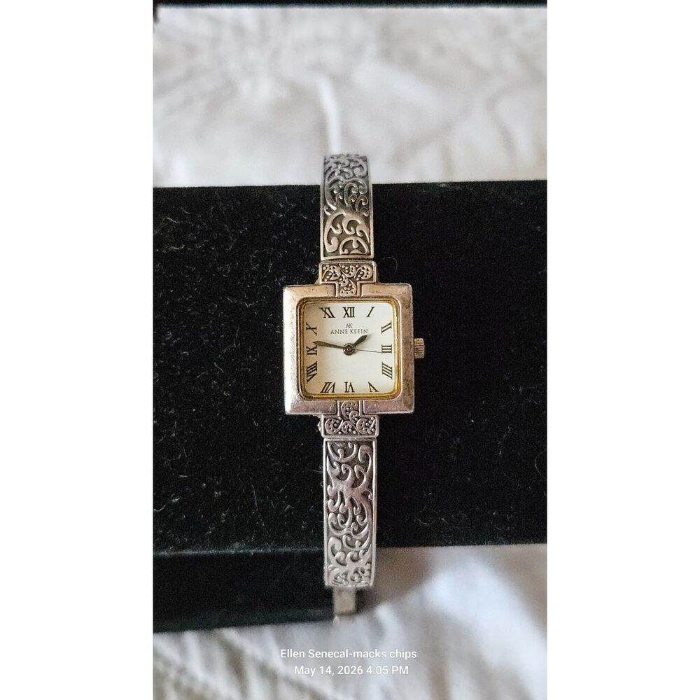 Vintage Anne Klein Two-Tone Square Dial Quartz Watch 10/5255 - Picture 3 of 5